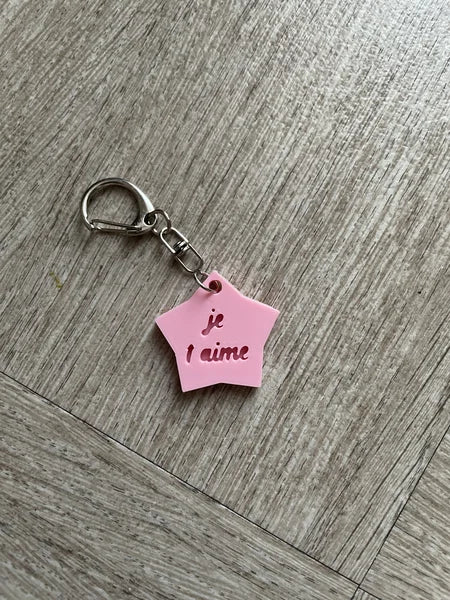 Porte-clé Prénom Personnalisé - étoile - Impression 3D