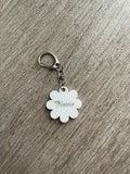 Porte-clé Prénom Personnalisé - fleur - Impression 3D