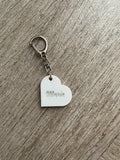 Porte-clé Prénom Personnalisé - coeur - Impression 3D